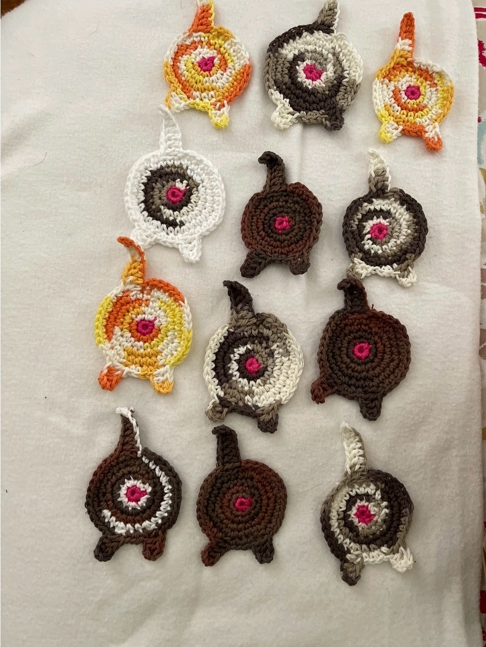 Crocheted Cat A## Coasters